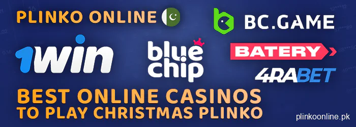 Which online casinos have Christmas Plinko