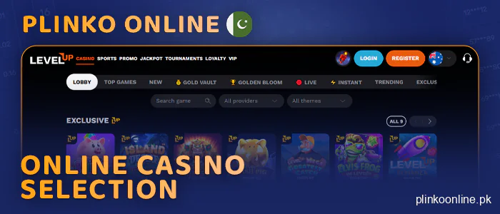 Choose a casino to play in Plinko Pakistan