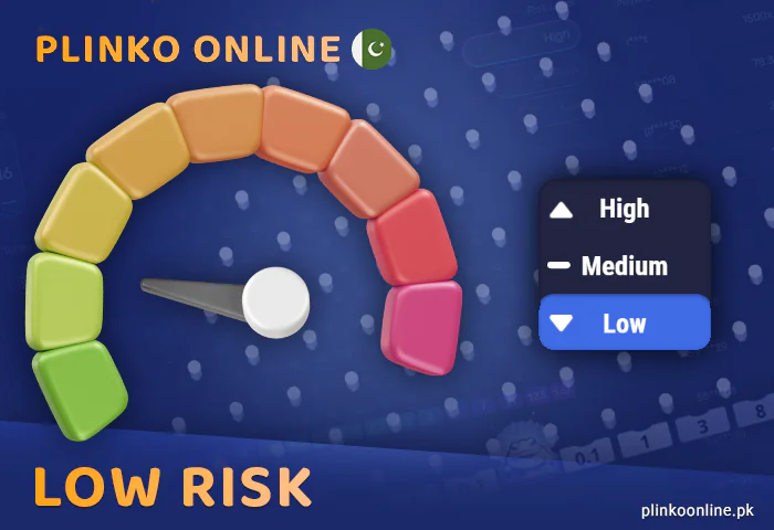 Low risk when playing plinko online