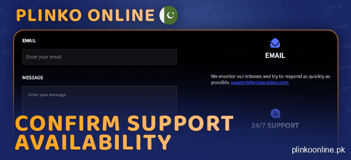 Check out the customer service at the online casino with Plinko Games