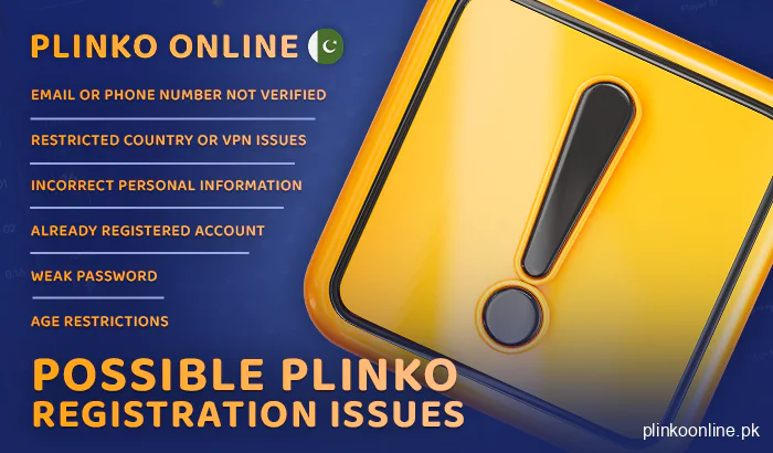 Solving problems with registering in Plinko Online